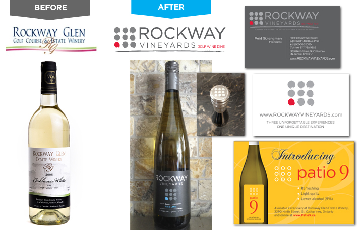 Rockway Vineyards Corporate Re-branding